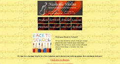 Desktop Screenshot of nashvilleviolins.com